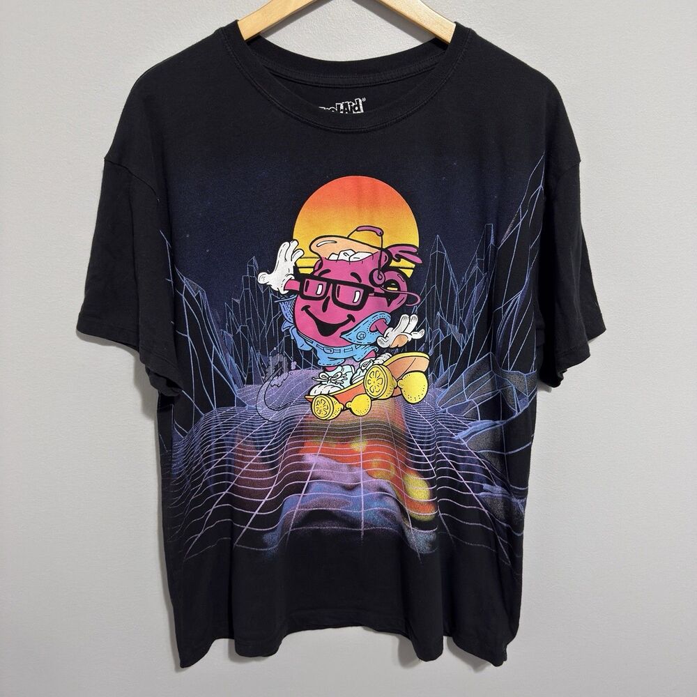 Kool-Aid Man T-Shirt Retro Grunge Skater Y2K 90s AOP Size Large